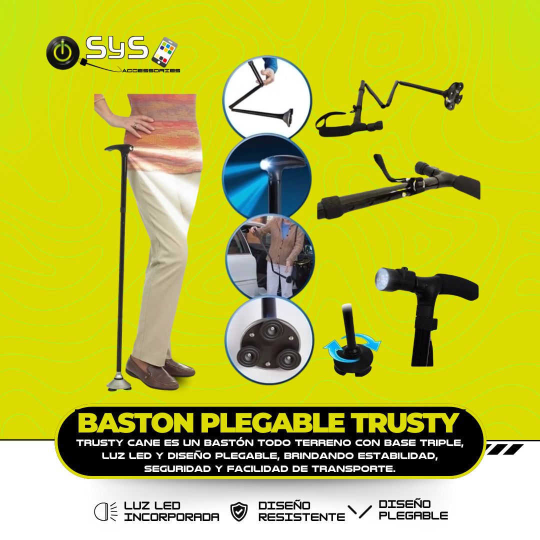 Bastón Plegable Trusty Cane