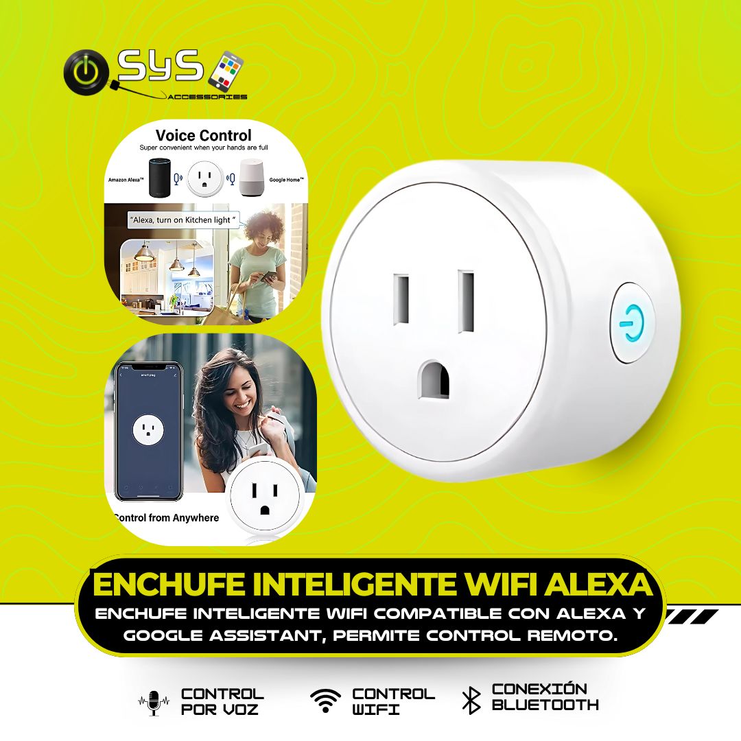 Enchufe inteligente WiFi Alexa