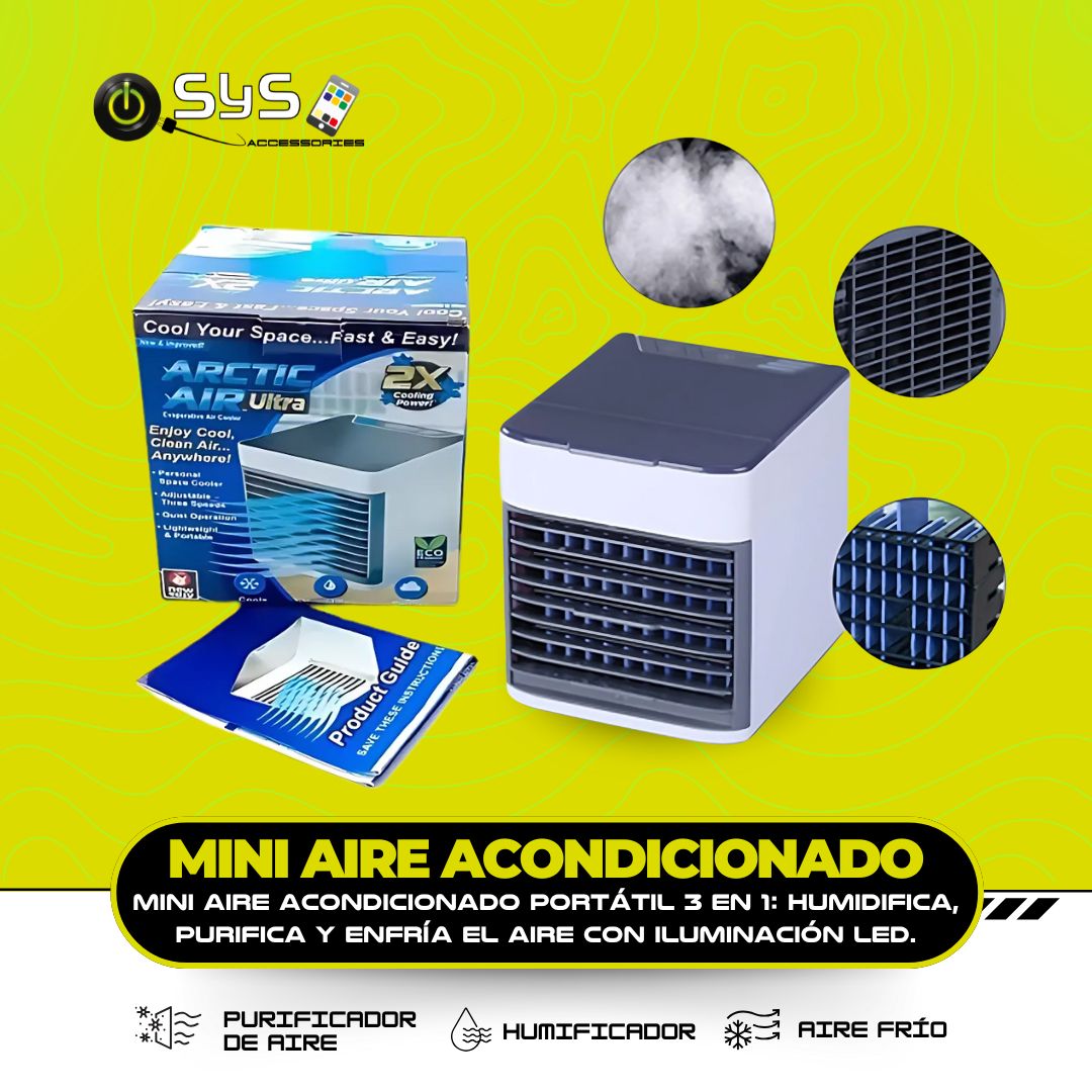 Mini Aire Acondicionado Portátil
