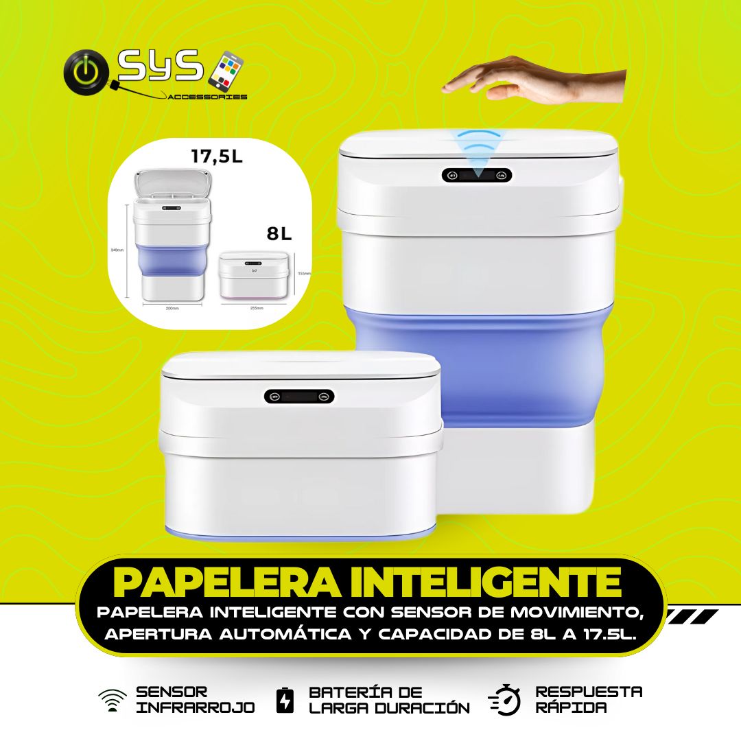 Papelera Inteligente Con Sensor