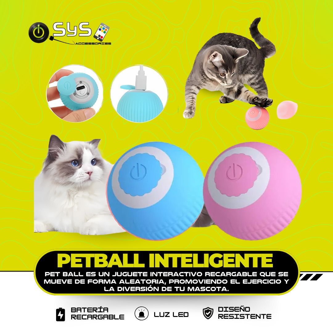Juguete Pelota Bola Automatica Para Gato