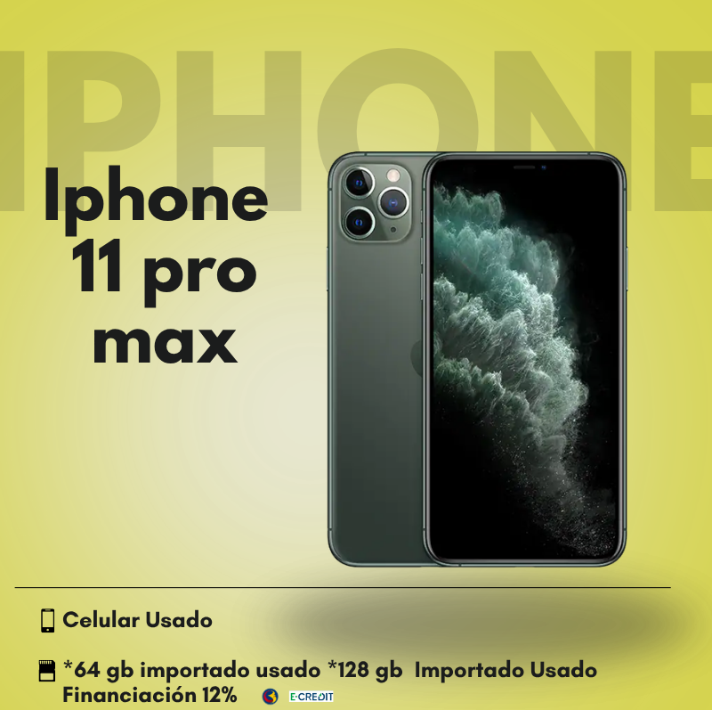 Apple iPhone 11 Pro Max Usado - 64GB / 256GB
