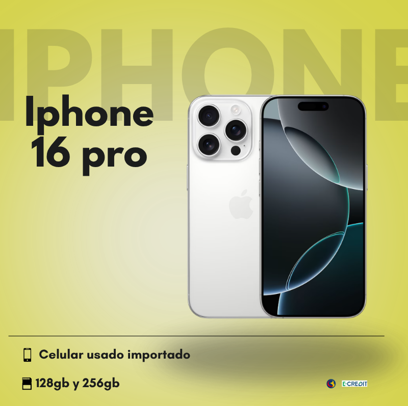 iPhone 16 Pro Usado Importado - 128GB / 256GB