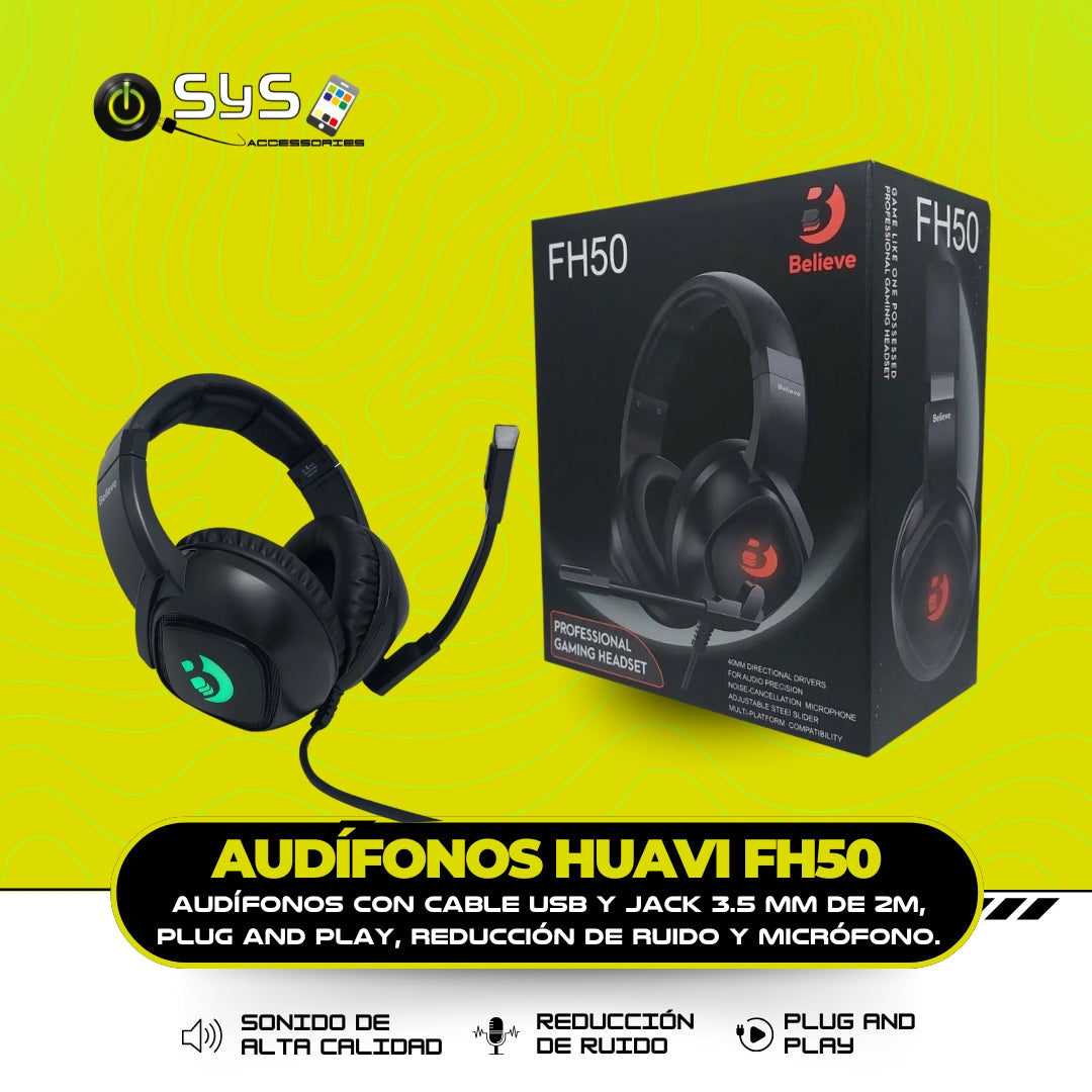 AUDIFONOS HUAVI FH50