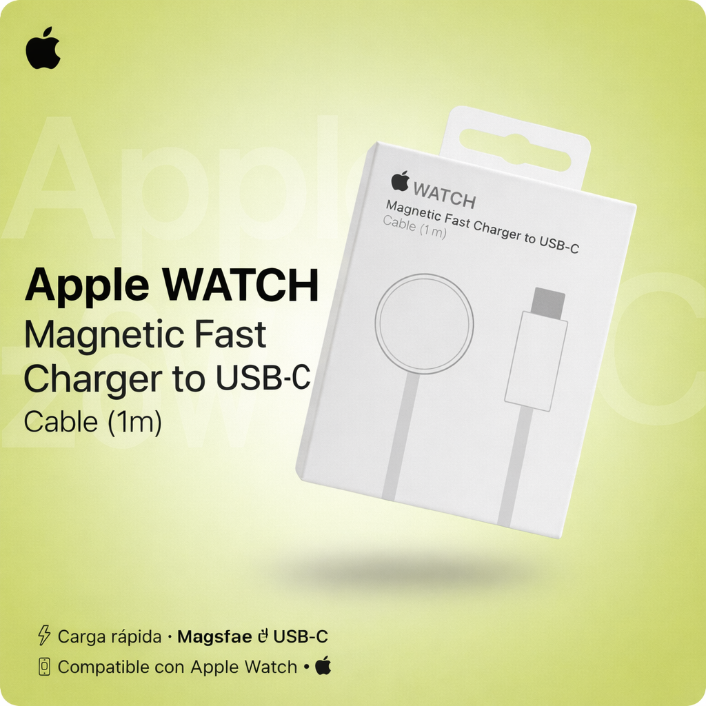 Cargador Apple Watch Magnético USB-C 1m