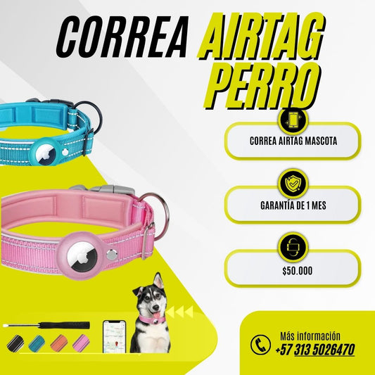 CORREA AIRTAG PARA MASCOTAS