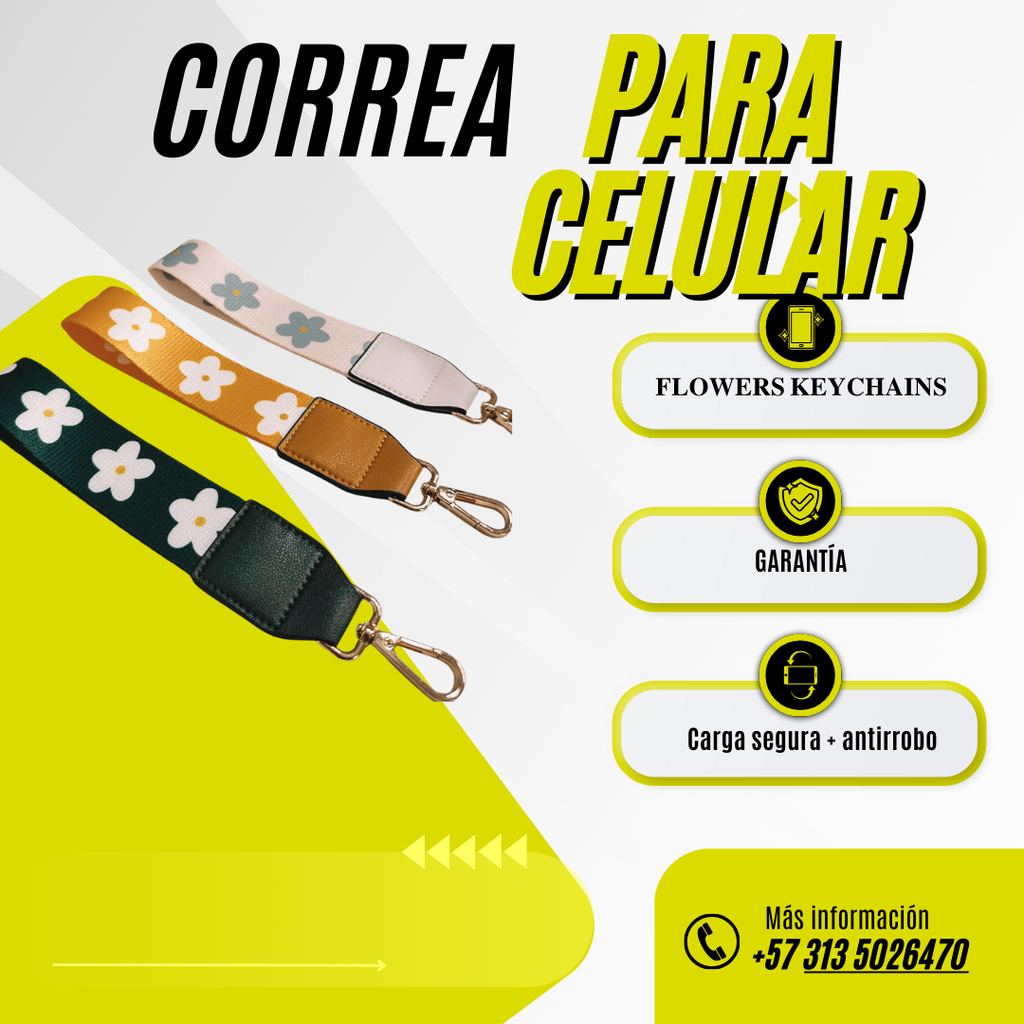 correas cortas para el celular