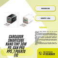 Cargador SMARTCube Nano Tiny 30W PD, GaN Pro PPS