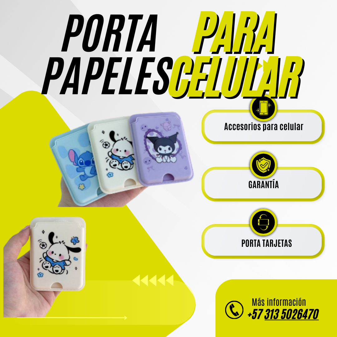 Wallet diseño tipo kawaii