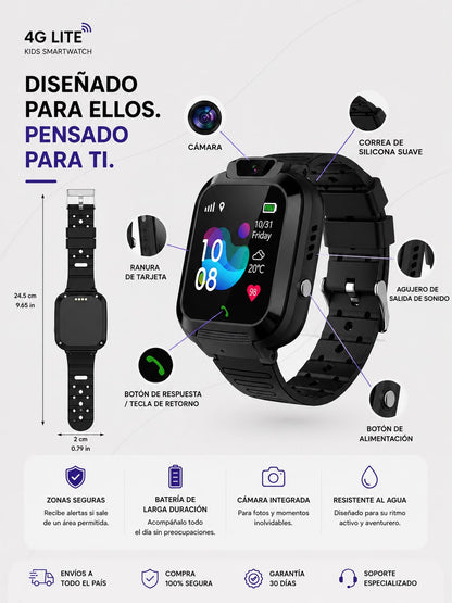 Smartwatch Infantil 4G LTE con GPS