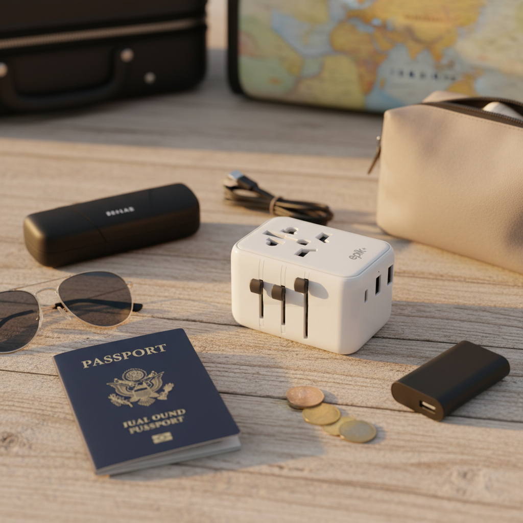 Adaptador en contexto de viaje