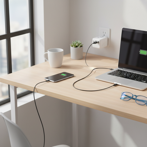 Adaptador en uso con dispositivos