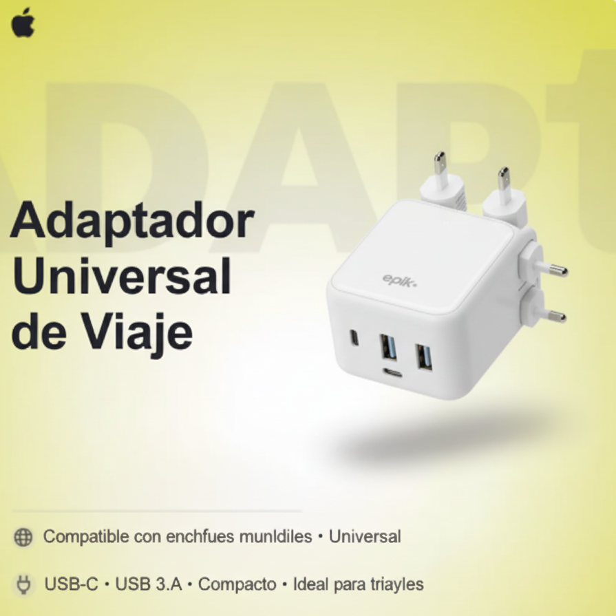 Adaptador universal de Viaje Epik