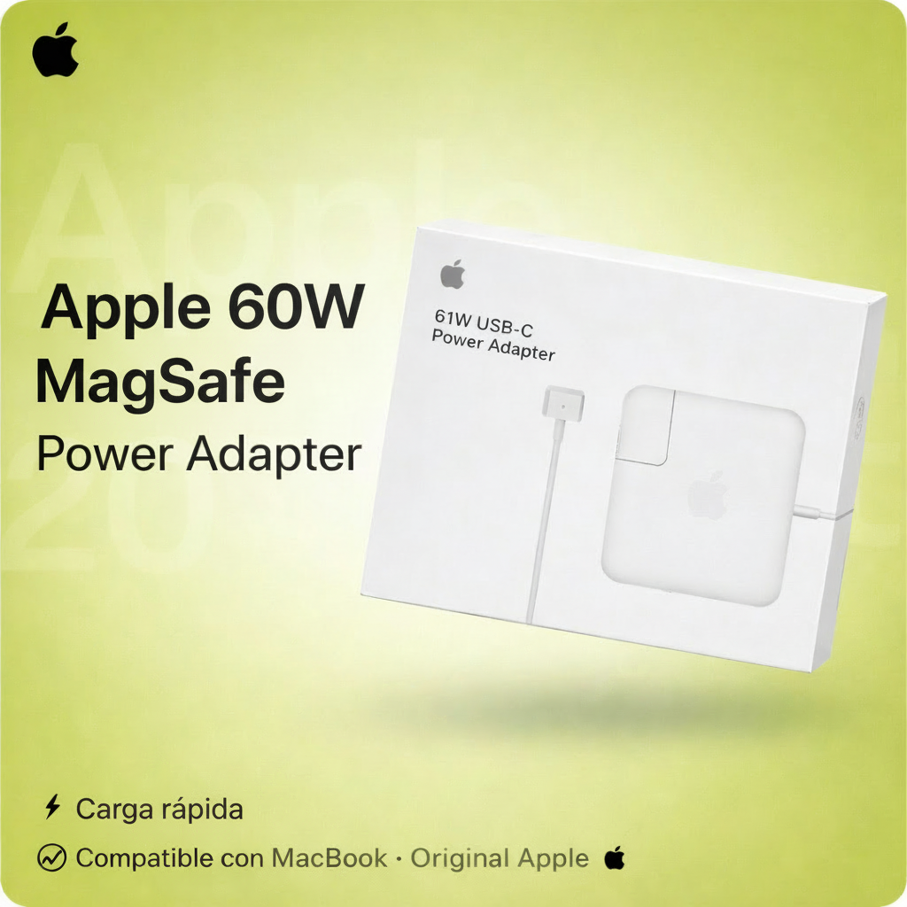 Cargador Apple 60W MagSafe Power Adapter