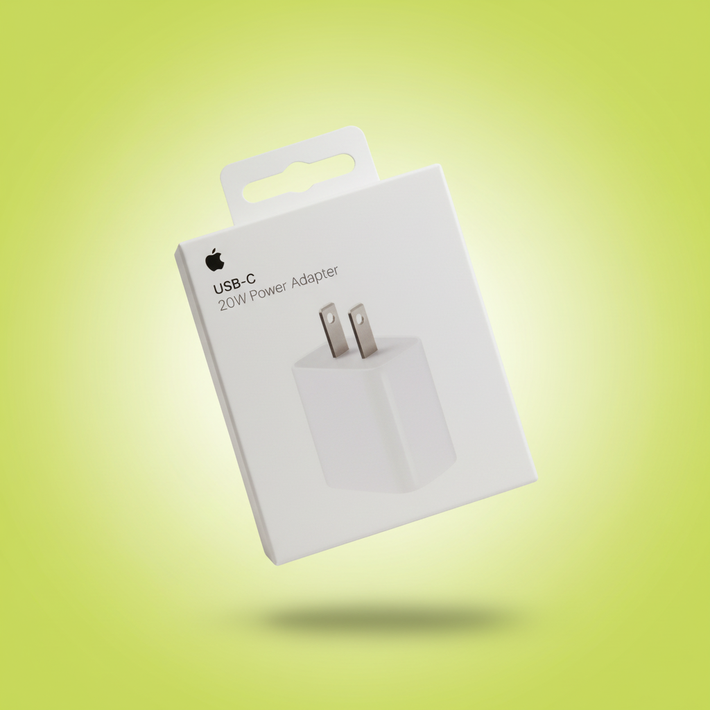 Apple USB-C 20W - Caja exacta