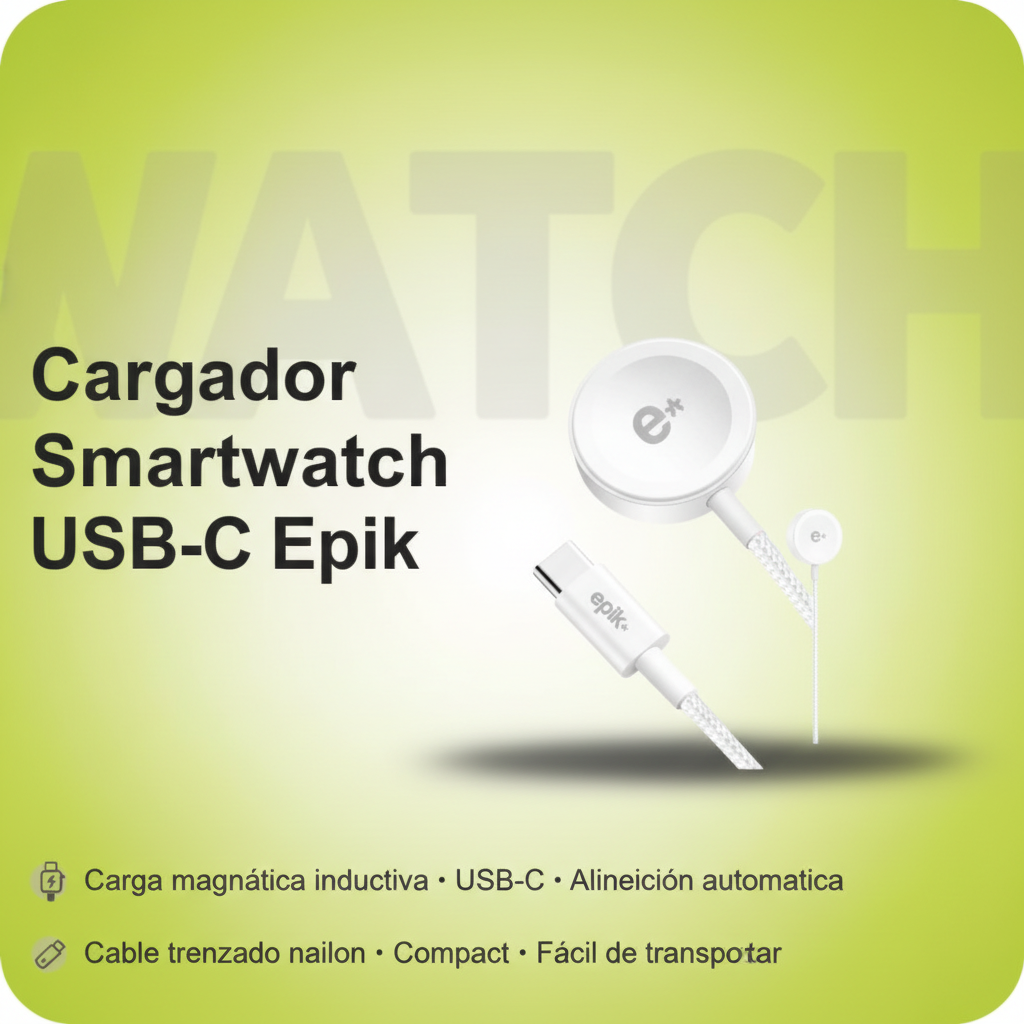 Cargador Smartwatch Epik - Corregido