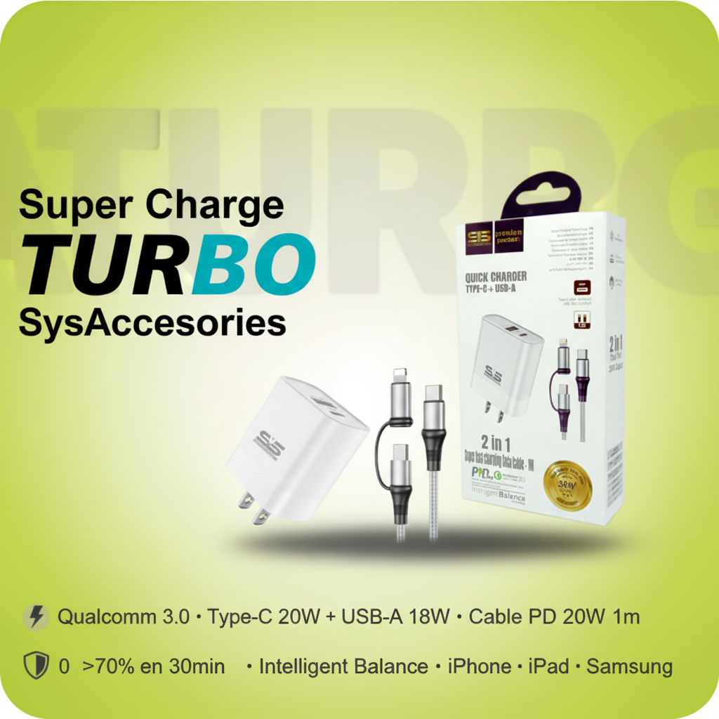 Cargador SysAccessories Super Charge Turbo - Banner