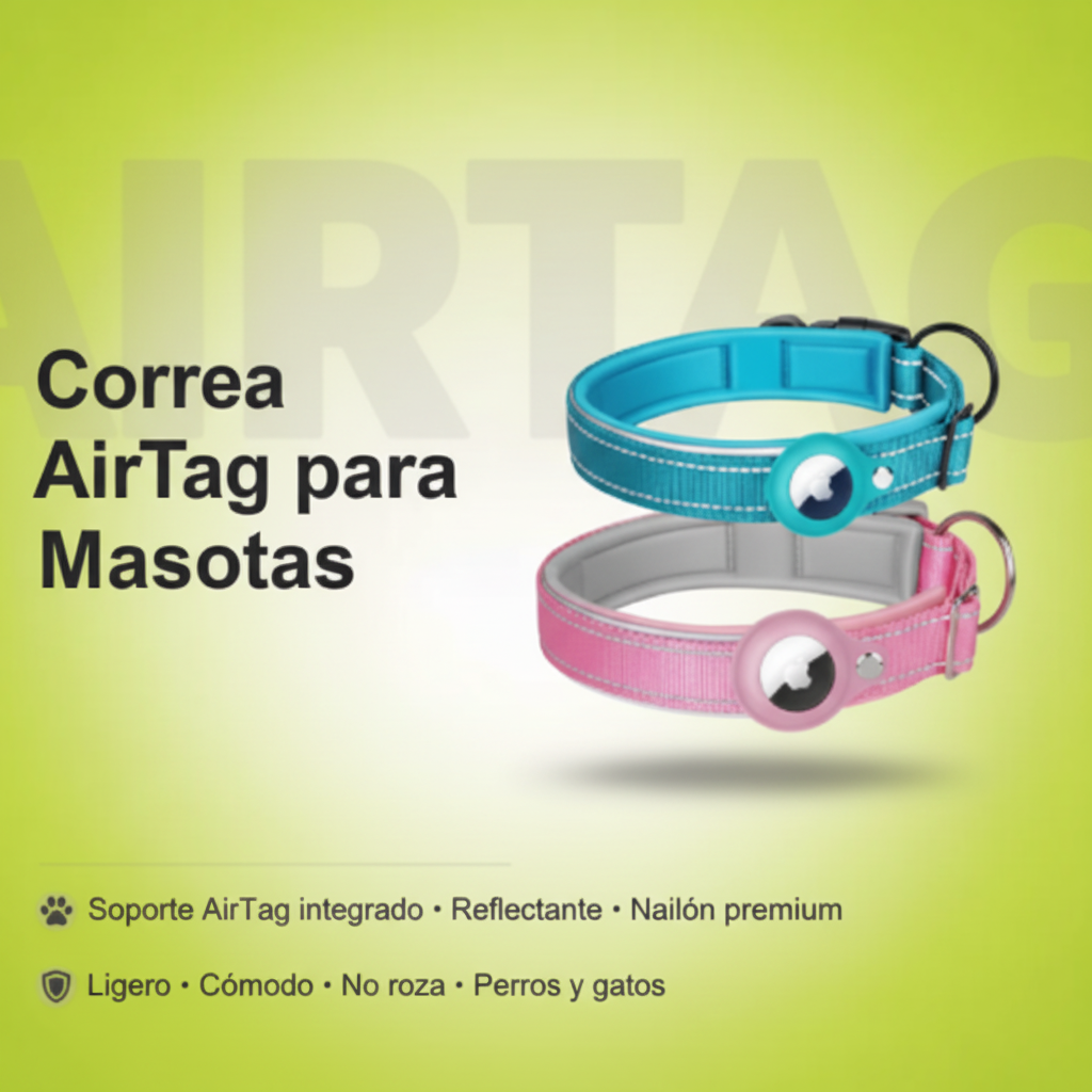 Correa AirTag para Mascotas - Banner