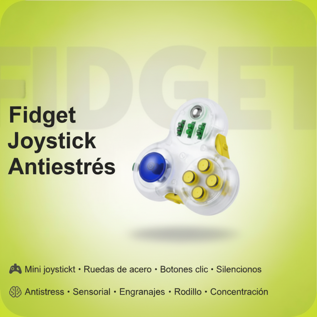 Fidget Joystick Antiestrés - Banner