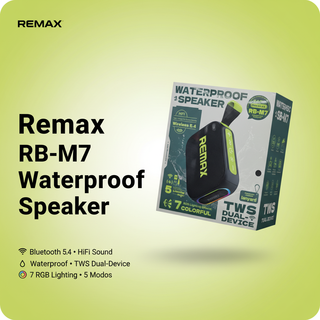 Remax RB-M7 Waterproof Speaker - Portada