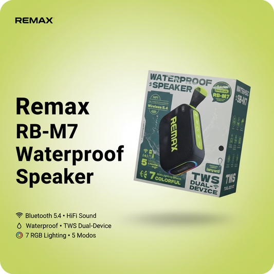 Remax RB-M7 Waterproof Speaker - Portada