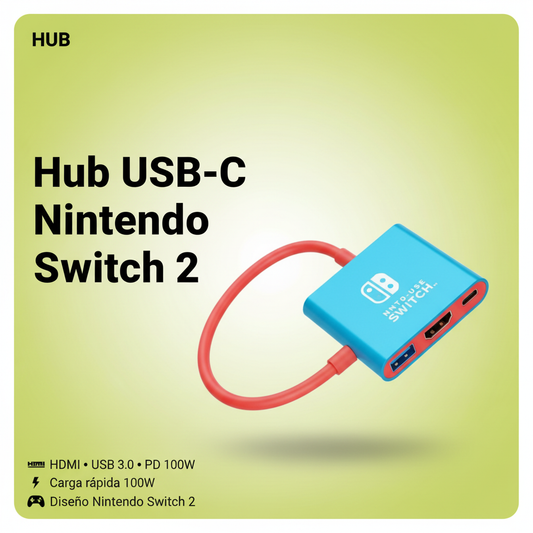 Hub USB-C Nintendo Switch 2 - Portada