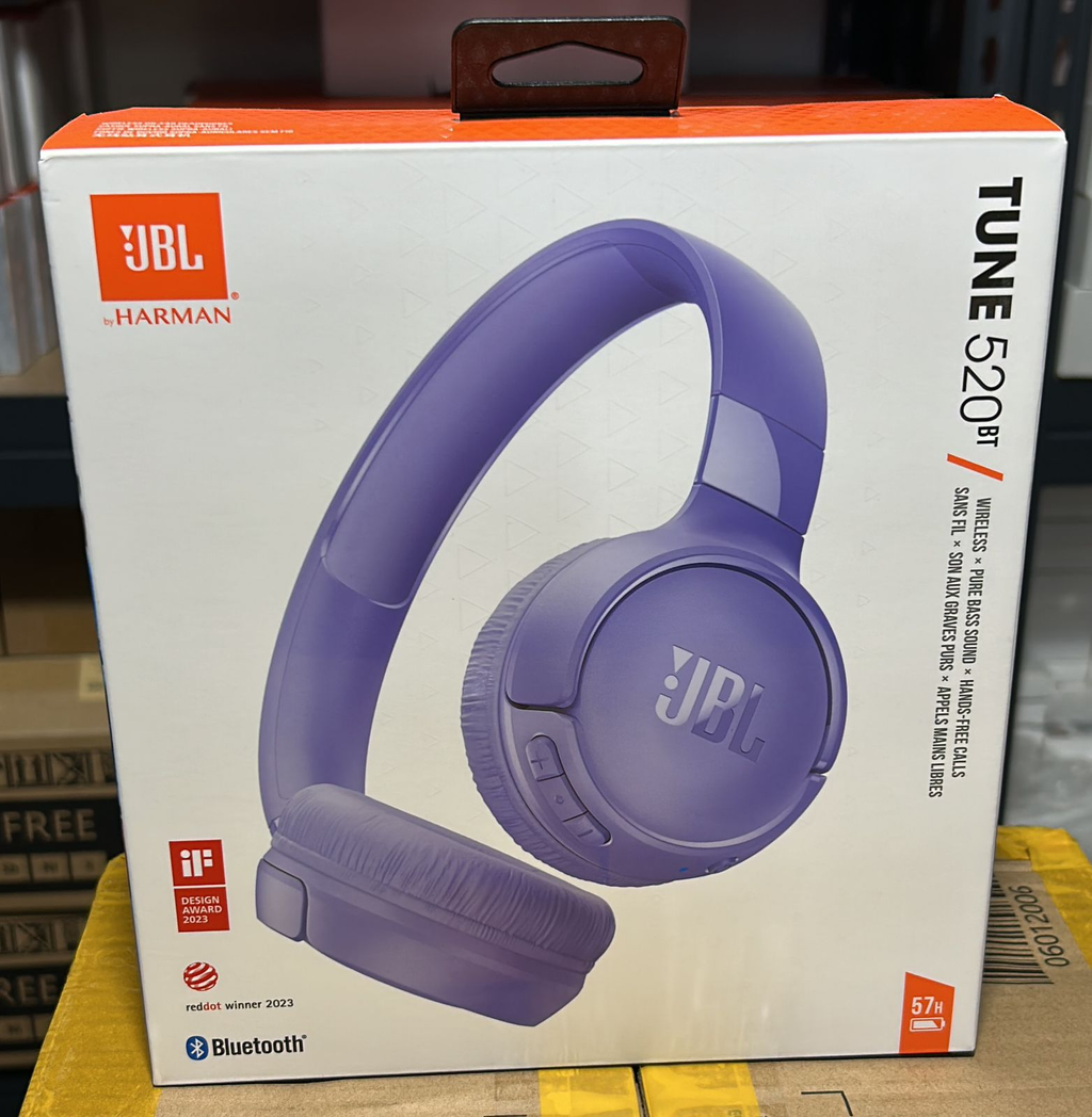 JBL Tune 520BT Wireless On-Ear Headphones