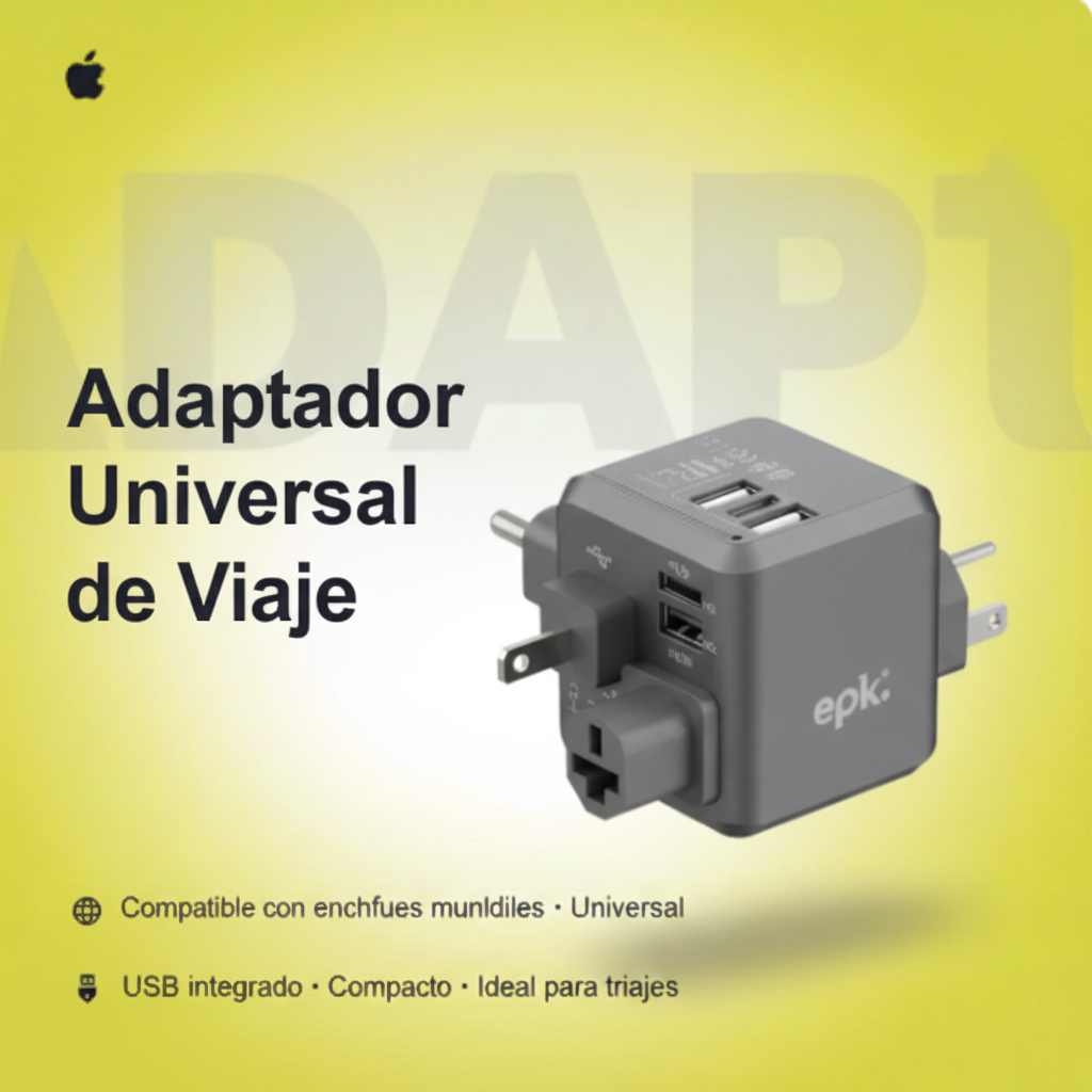 Adaptador Universal de Viaje ES-LC19