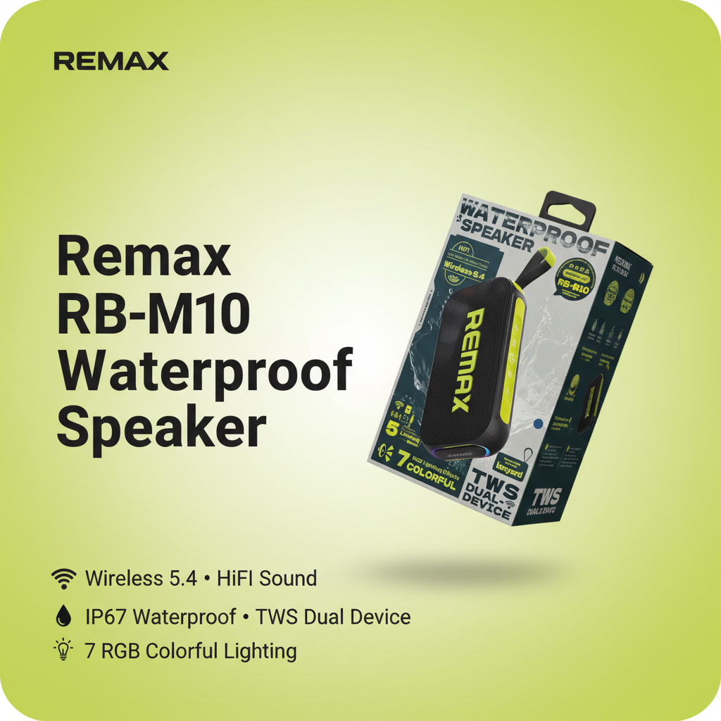 Remax RB-M10 Waterproof Speaker - Portada