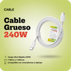 Cable Grueso USB-C 240W - Portada