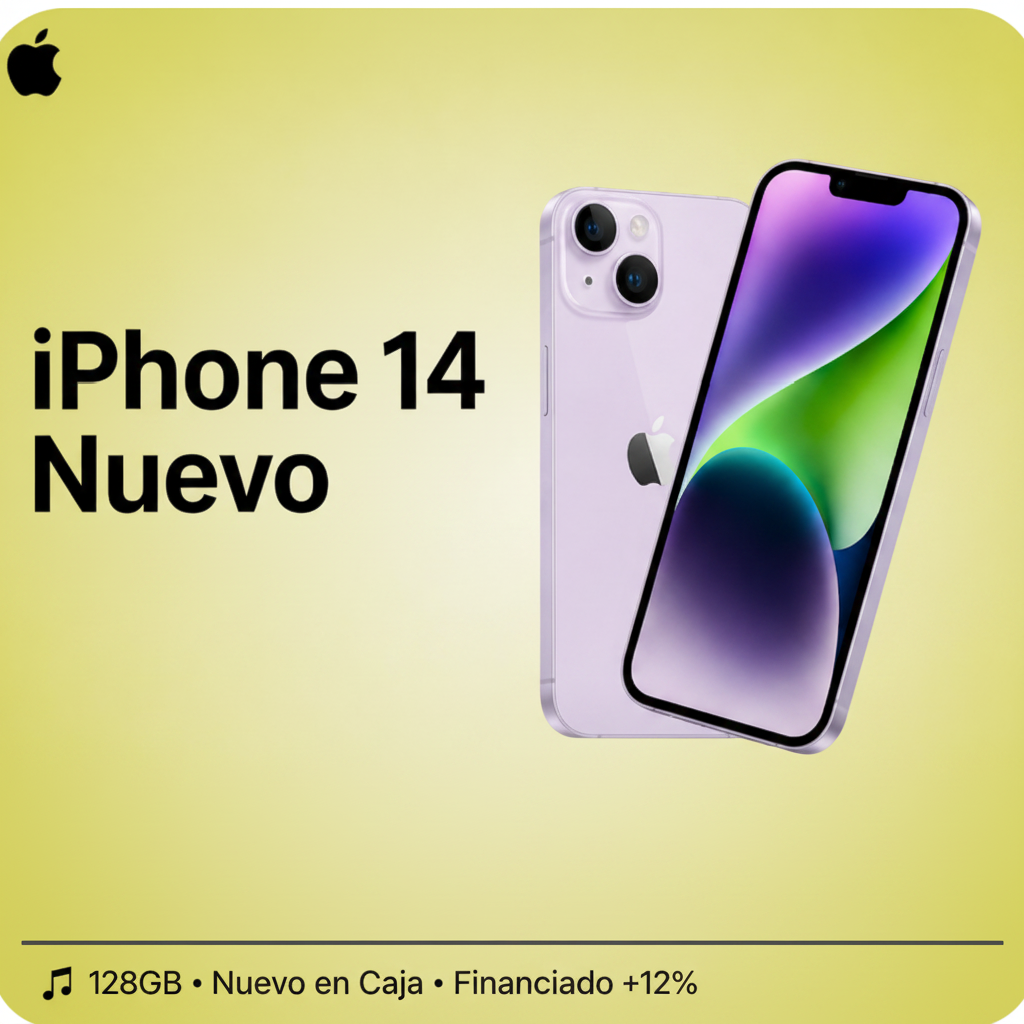 iPhone 14 128GB Nuevo
