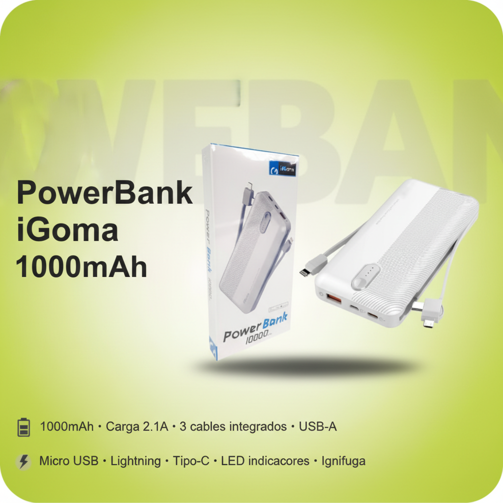 PowerBank iGoma 10000mAh - Banner