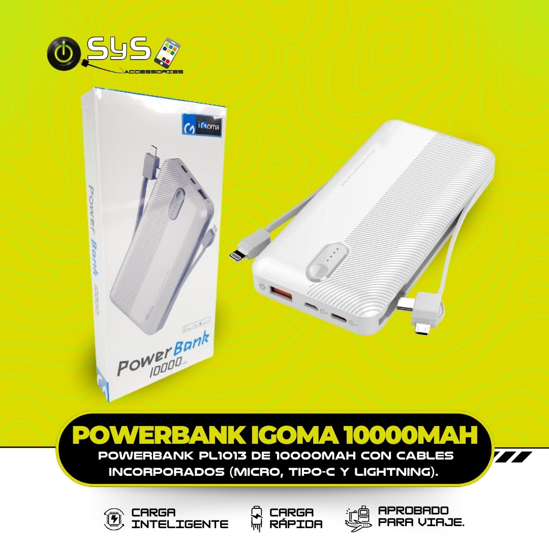 POWERBANK IGOMA 10000MAH