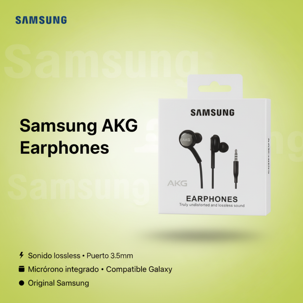 Samsung AKG Earphones - Diseño de marca