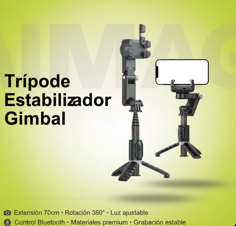 Trípode Estabilizador Gimbal - Banner